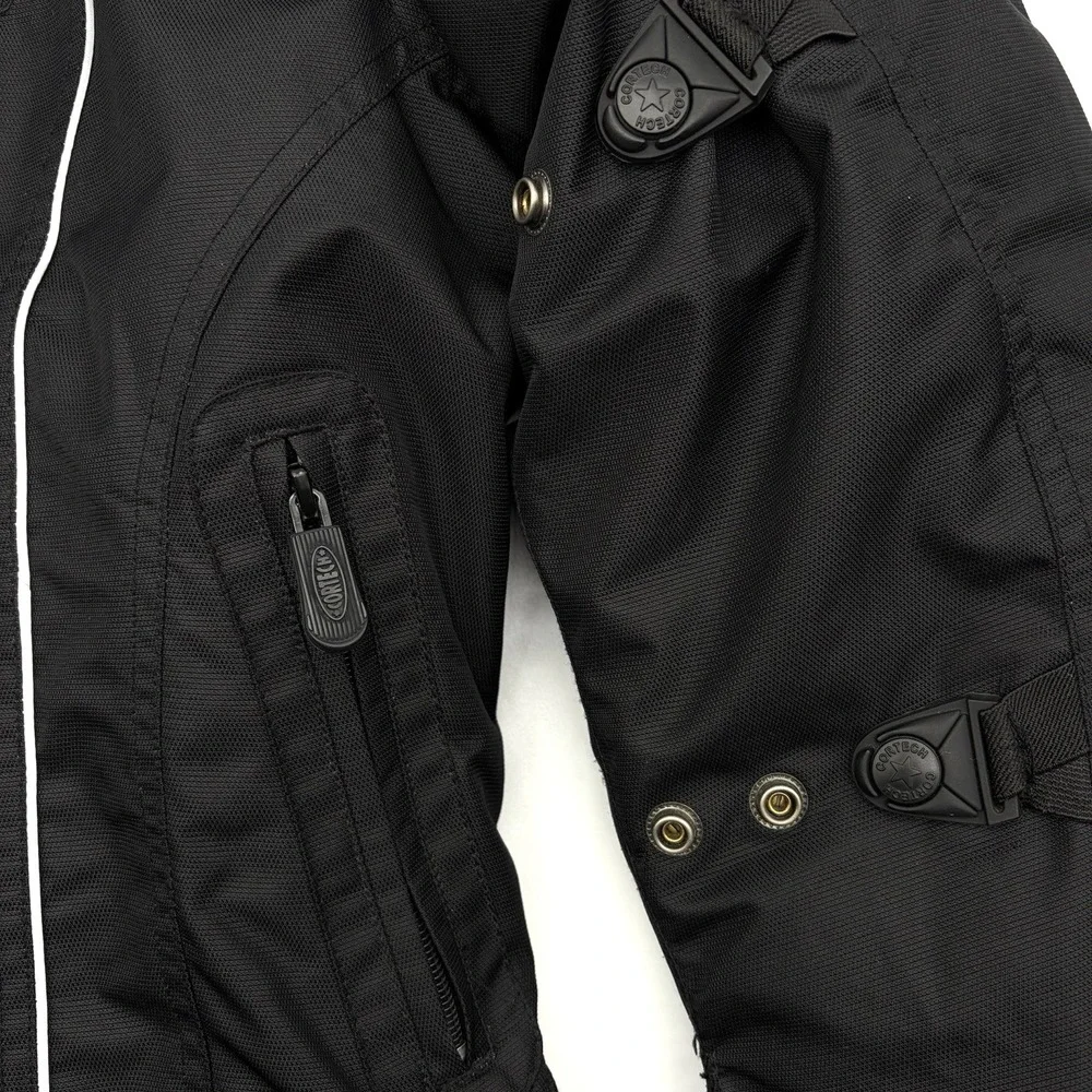 Cortech Women's LRX 2 Motorcycle Jacket Black Size Medium with Removable Liner